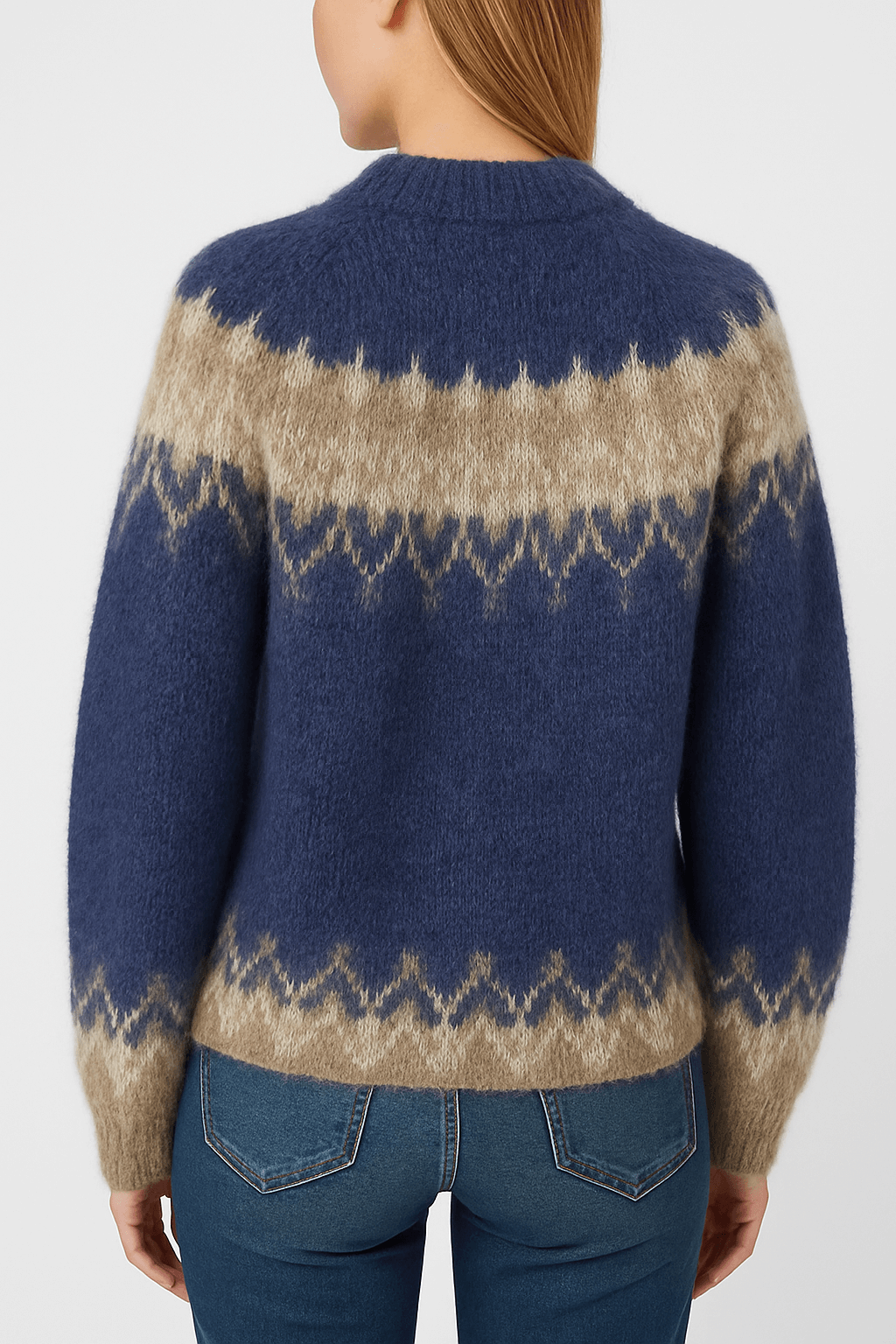 Loretta | Larra Knit Sweater - Round Neck - Soft Knit Fabric - Relaxed Fit for Fall/Winter