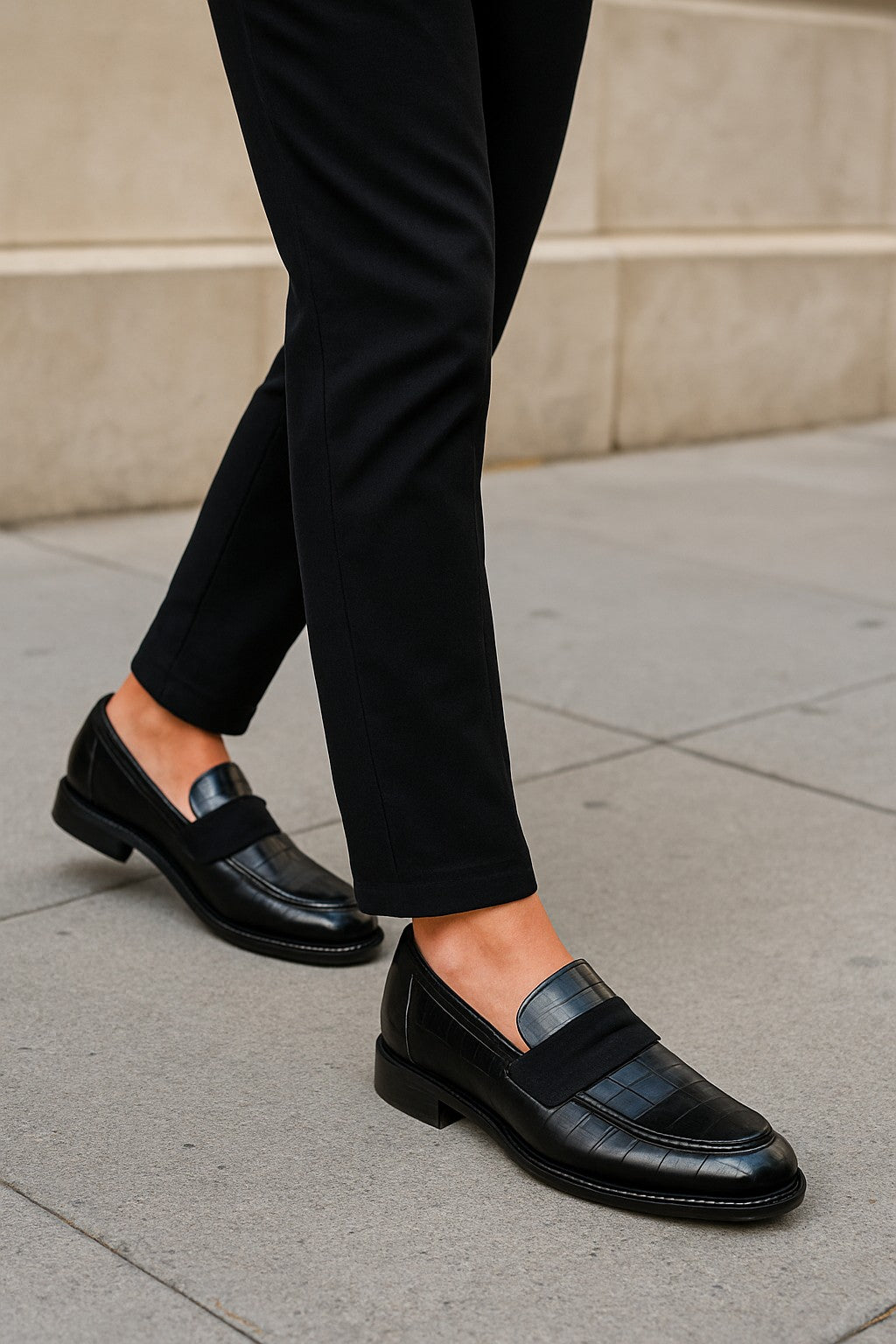 Imogen | Women’s Leather Loafers - Genuine Leather - Cushioned Insole - All-Season Wear