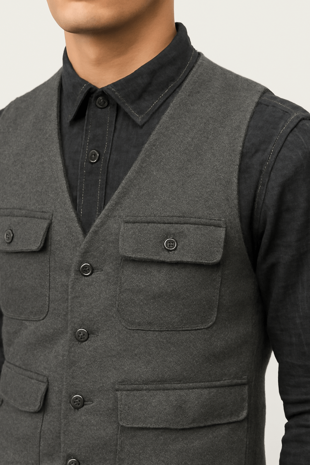 Henry | Men's Vintage Gilet Vest – Single-Breasted Classic Design for All-Season Style