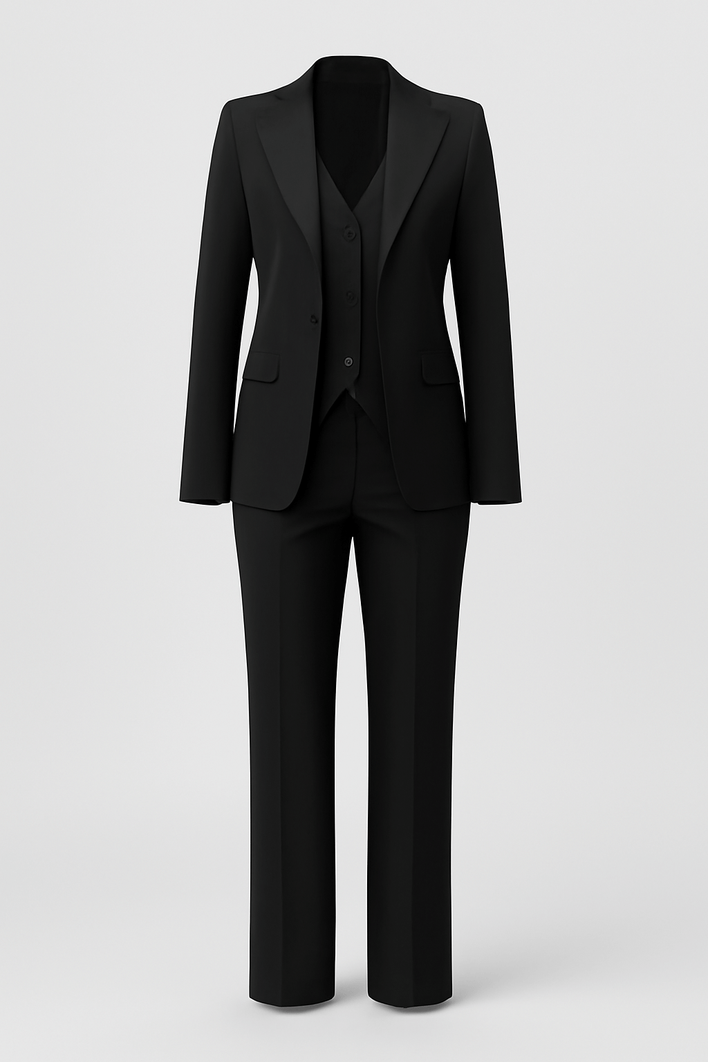 Grace | Women's 3-Piece Suit Set – Elegant Blazer, Vest & Trousers for All-Season Wear
