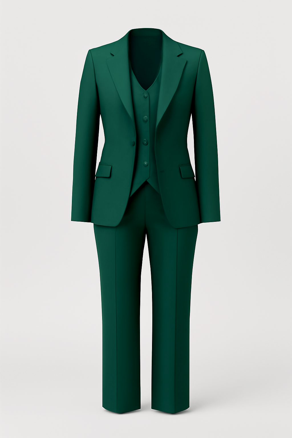 Grace | Women's 3-Piece Suit Set – Elegant Blazer, Vest & Trousers for All-Season Wear