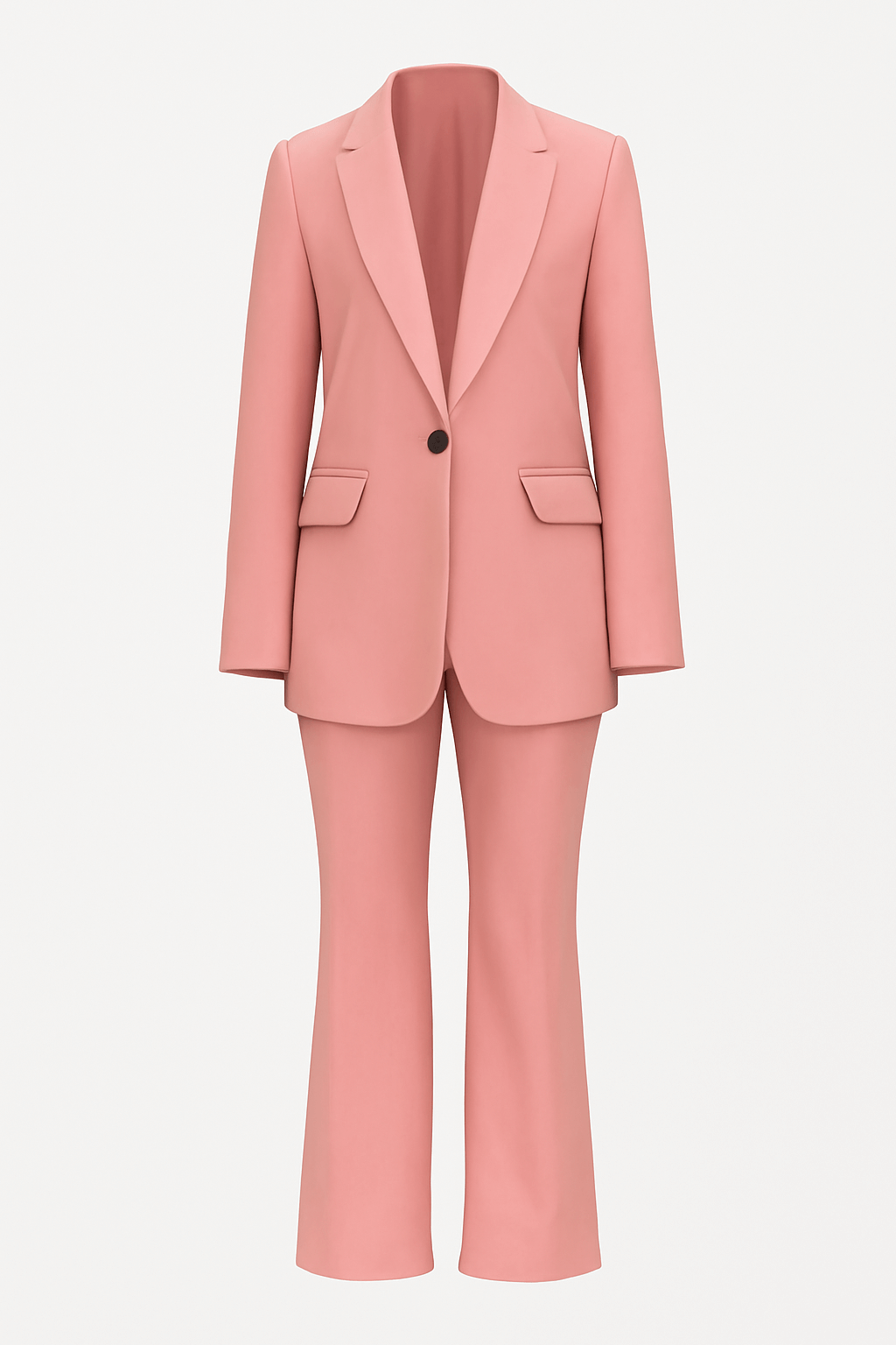 Flora | Women’s Blazer and Trouser Set – Tailored Fit – High Waist – Wide Leg – Formal Wear