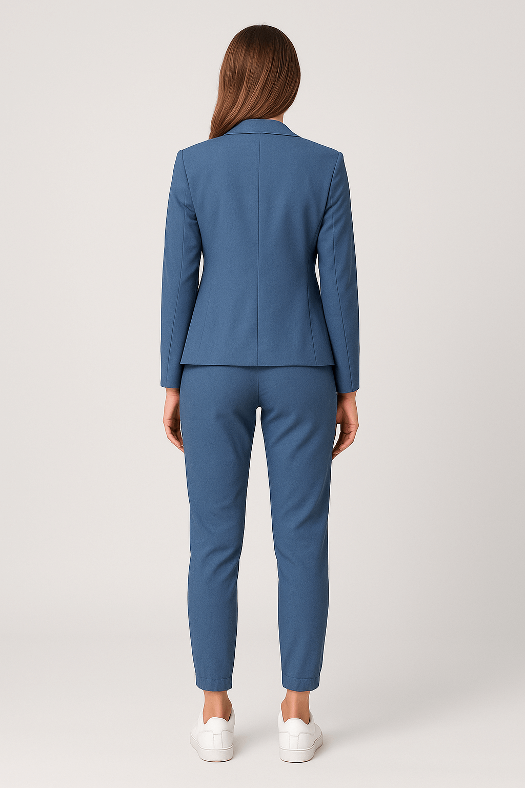 Adda | Women’s Blazer Set – Tailored Fit – Notched Lapel – Drawstring Tapered Trousers