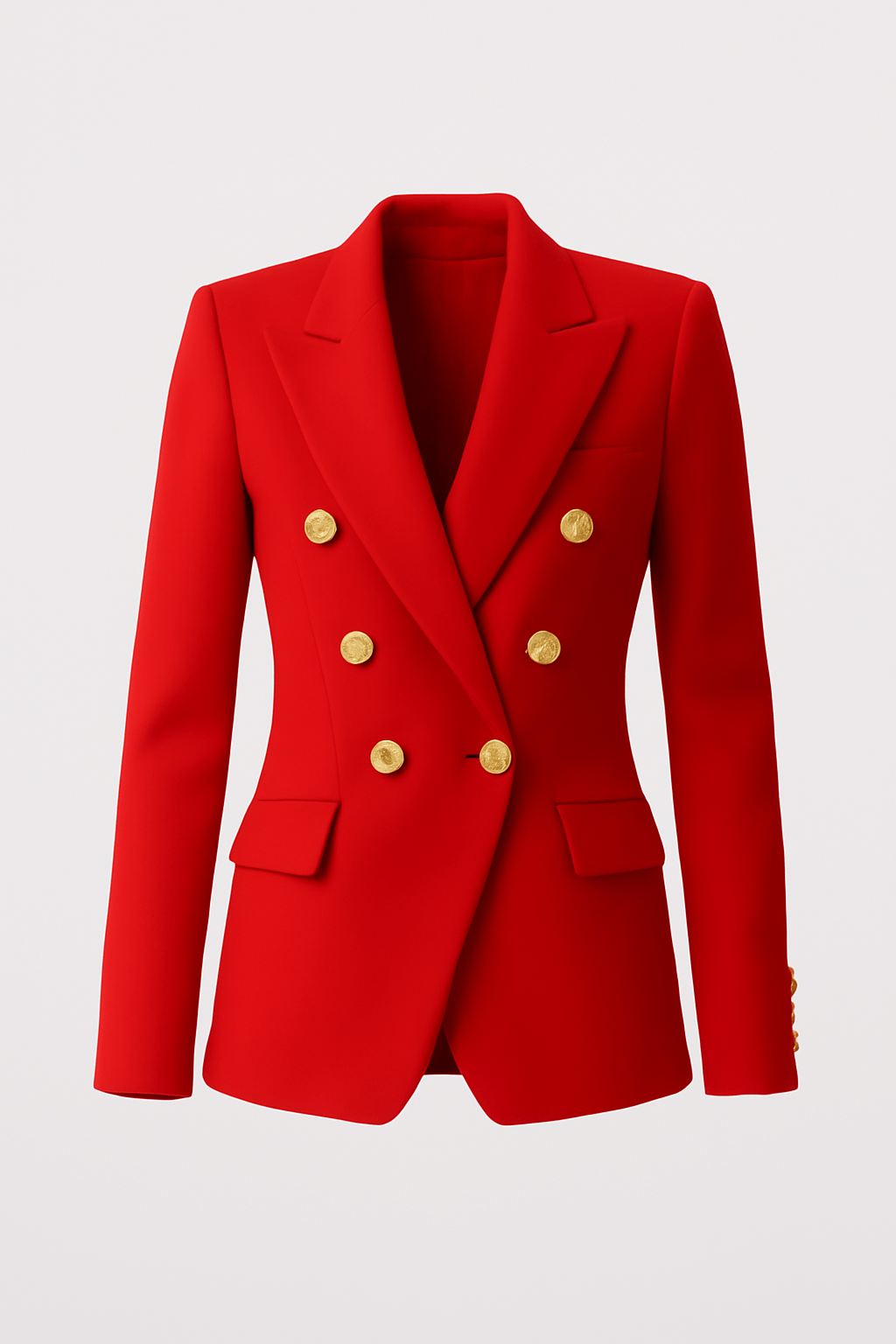 Thea | Women’s Black Blazer - Office Wear - Double-Breasted - Formal Blazer