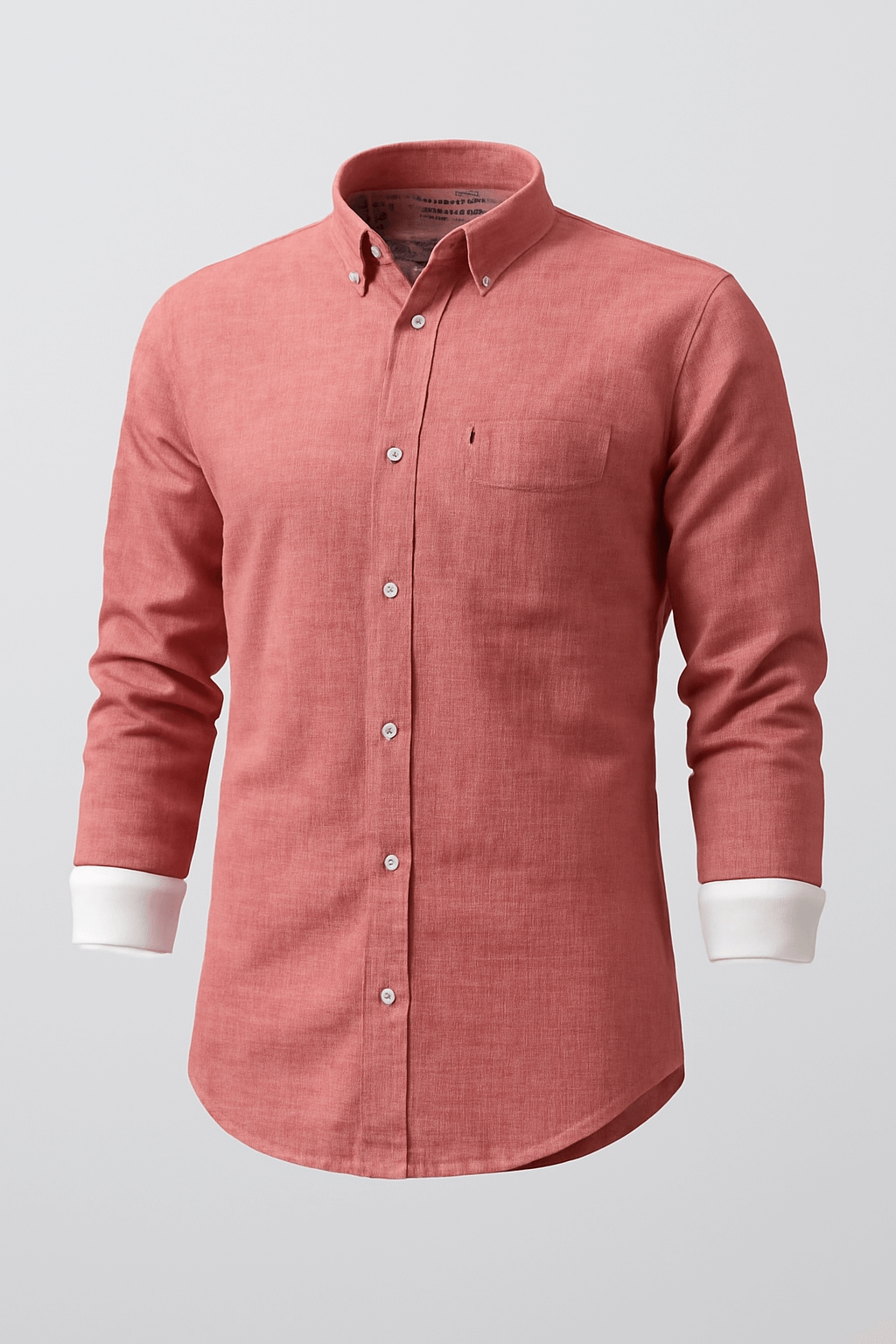 Harlem | Men's Slim Fit Linen Shirt – Breathable Cotton-Linen Blend – Casual Long Sleeve