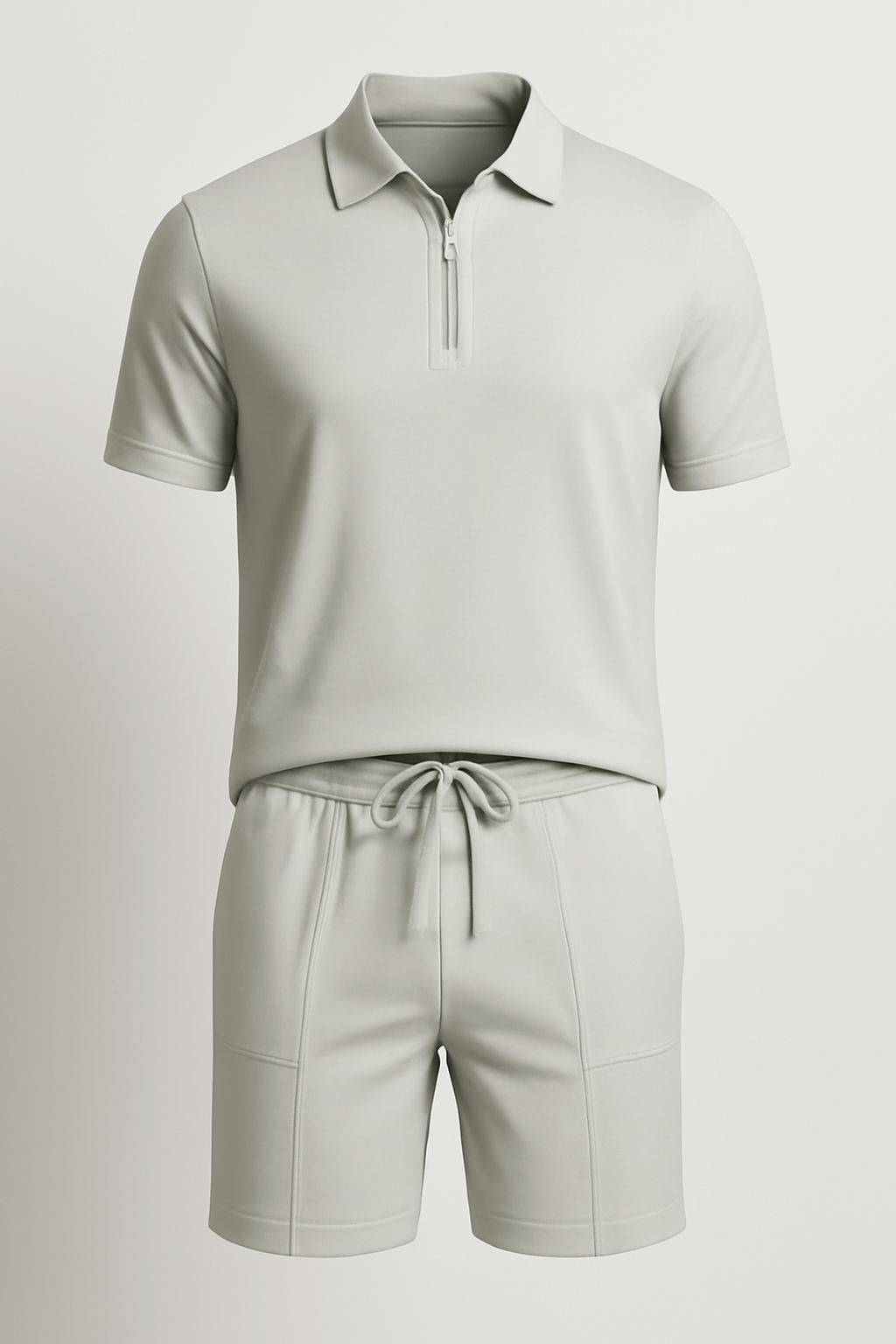 Harrison | Men’s Polo Shirt – Classic Fit – Cotton Blend – Short Sleeve – Zip Collar
