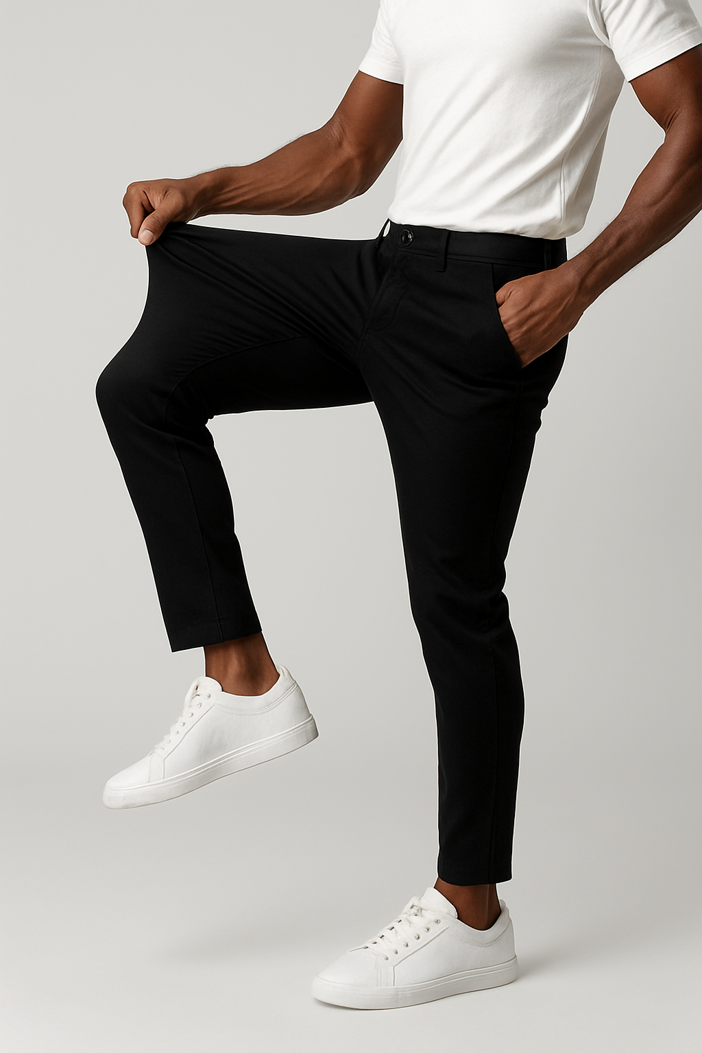 Felix | Men's Slim Fit Stretch Chinos – Breathable Cotton Pants for All-Season Comfort