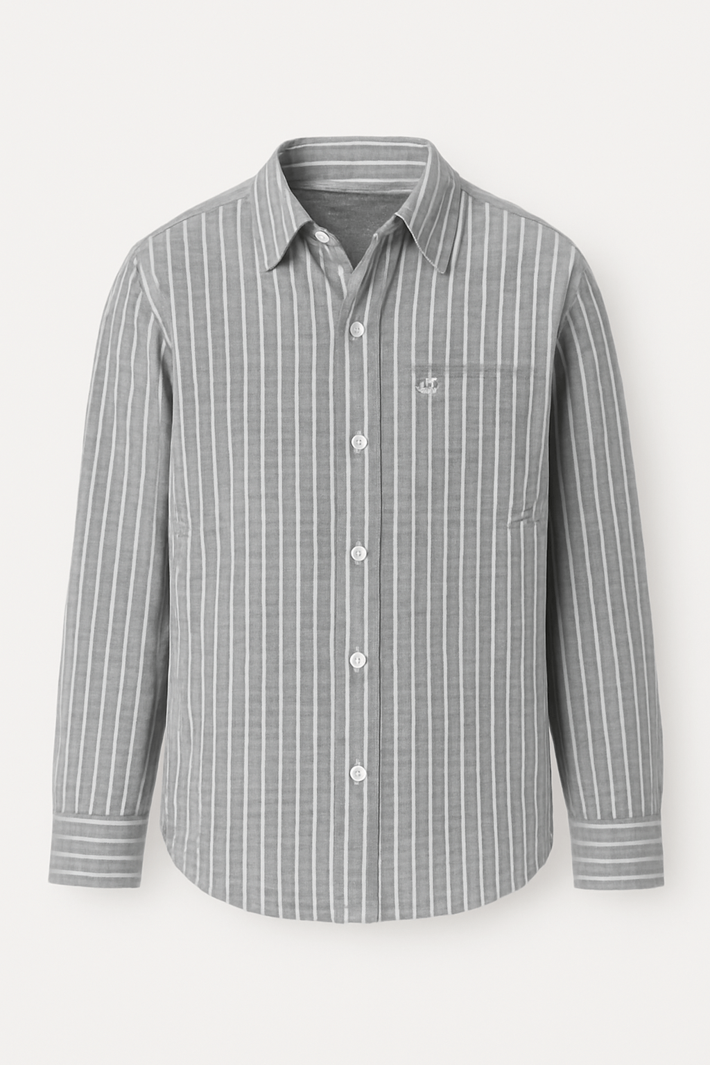 Jake | Men's Linen Shirt – Casual Relaxed Fit with Breathable Vertical Stripes