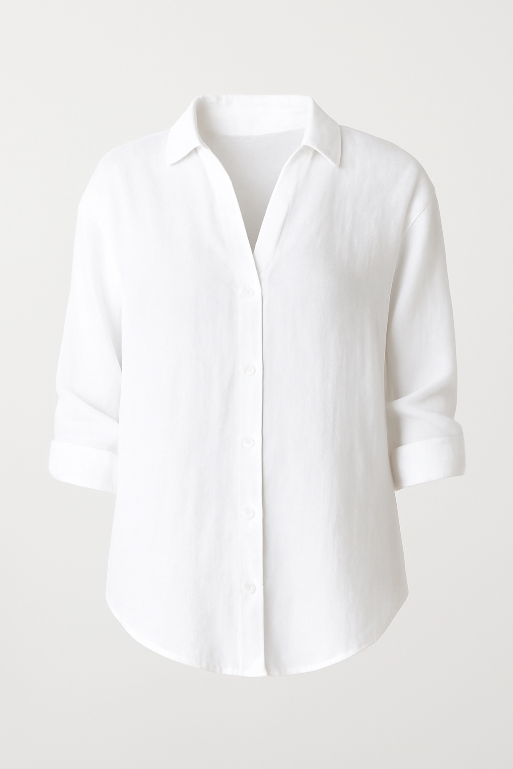Camelia | Women's Linen Button-Up Shirt – Relaxed Fit – Long Sleeve & Adjustable Cuffs