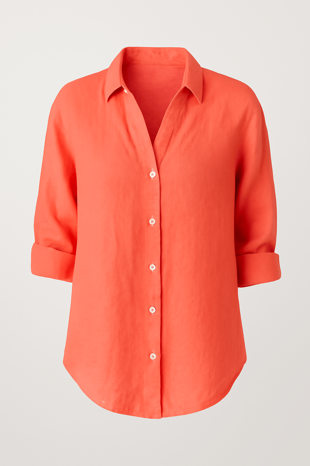 Camelia | Women's Linen Button-Up Shirt – Relaxed Fit – Long Sleeve & Adjustable Cuffs