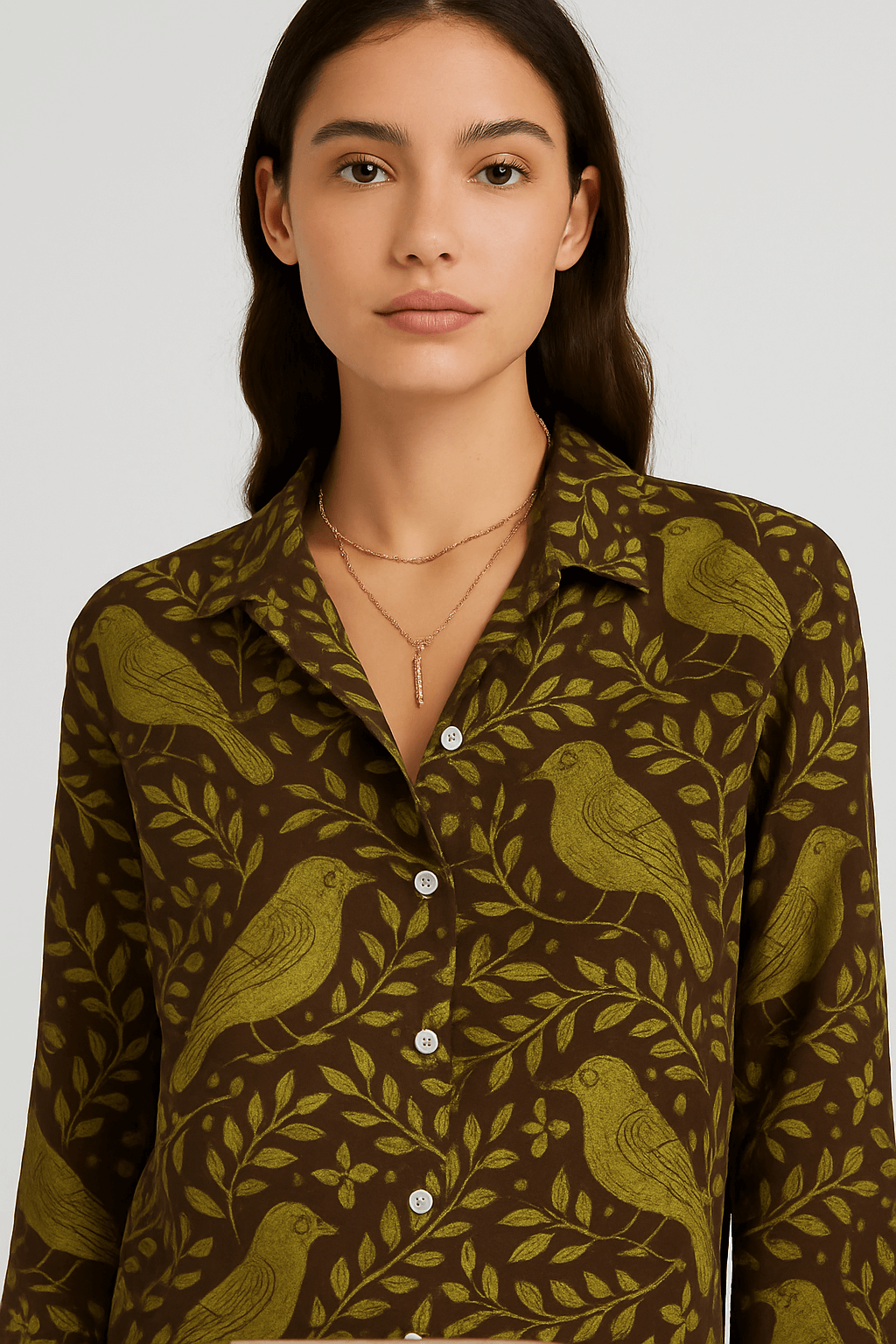 Blake | Women's Long Sleeve Blouse – Retro-Inspired Design – Timeless Elegance & Comfort