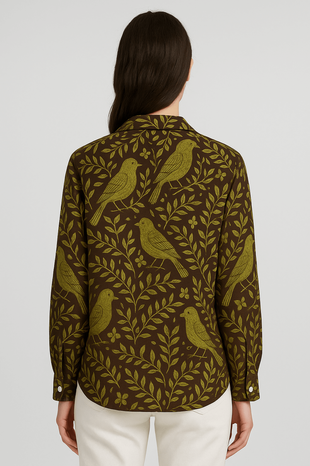 Blake | Women's Long Sleeve Blouse – Retro-Inspired Design – Timeless Elegance & Comfort