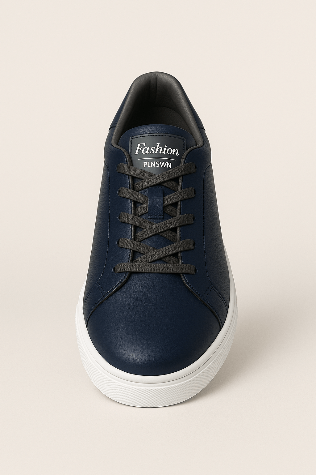 Theo | Men’s Leather Sneakers - Timeless Classic Style - Cushioned Sole - Lace-Up Design
