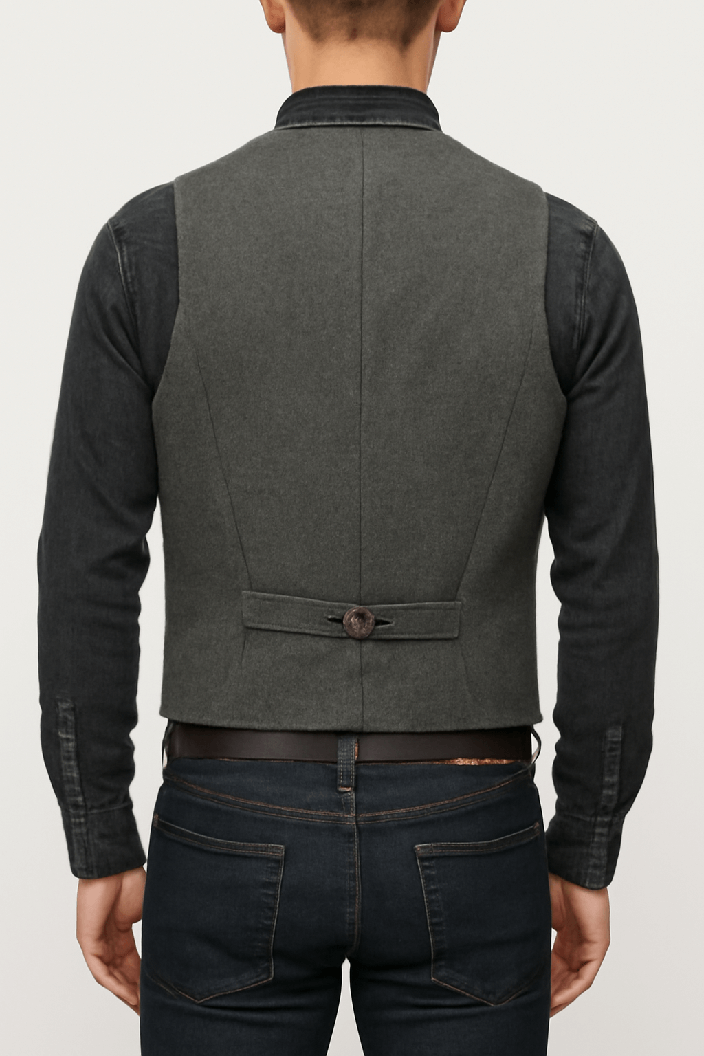 Henry | Men's Vintage Gilet Vest – Single-Breasted Classic Design for All-Season Style