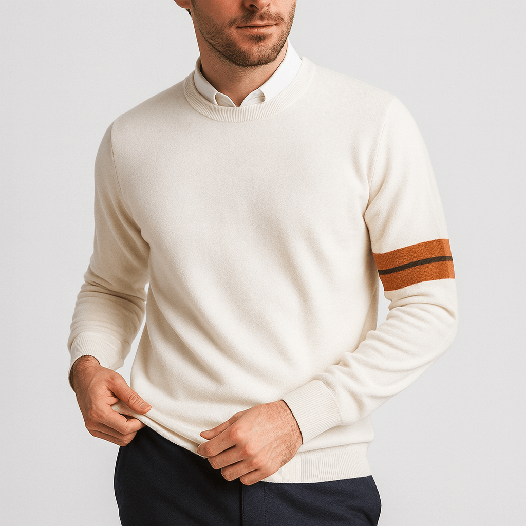 Stoneburry | Wool blend crew neck sweater