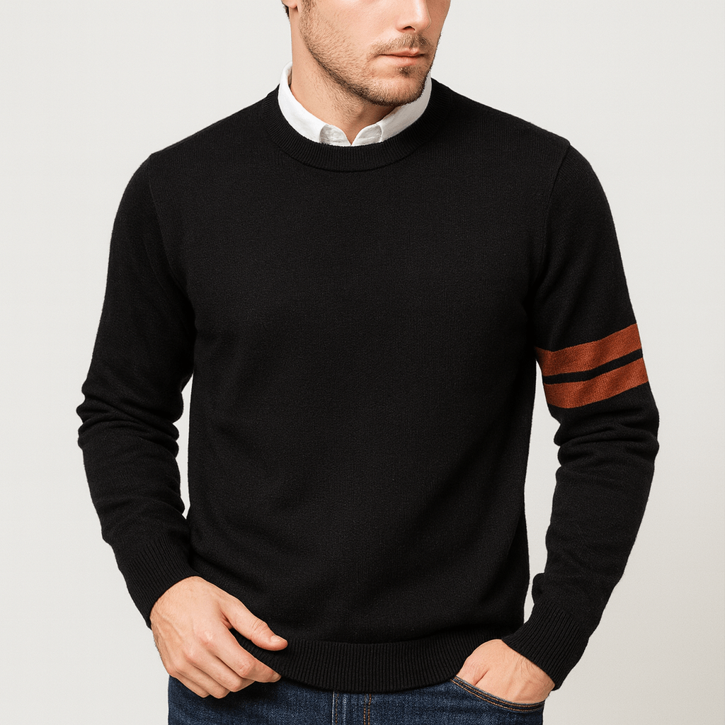 Stoneburry | Wool blend crew neck sweater