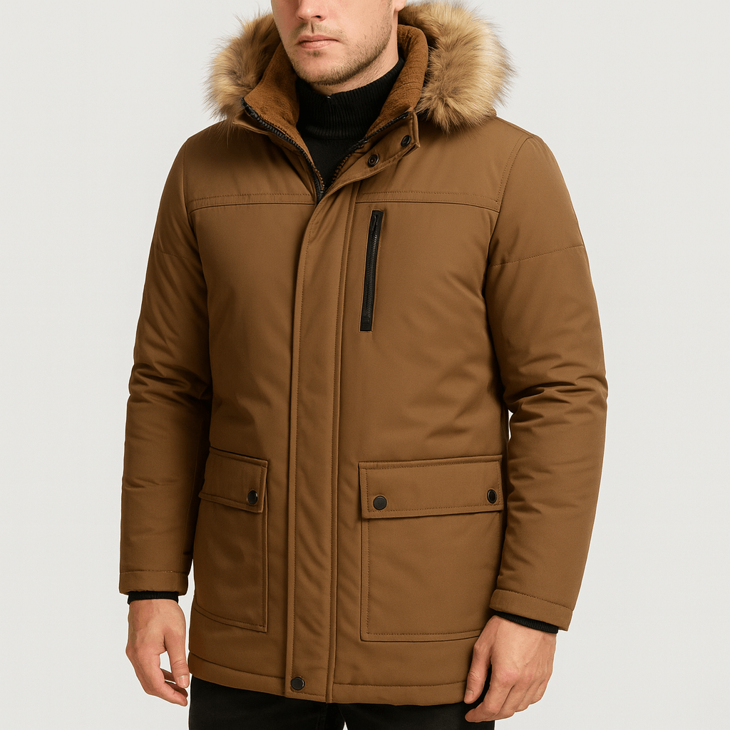 Stoneburry | Detachable hood winter parka
