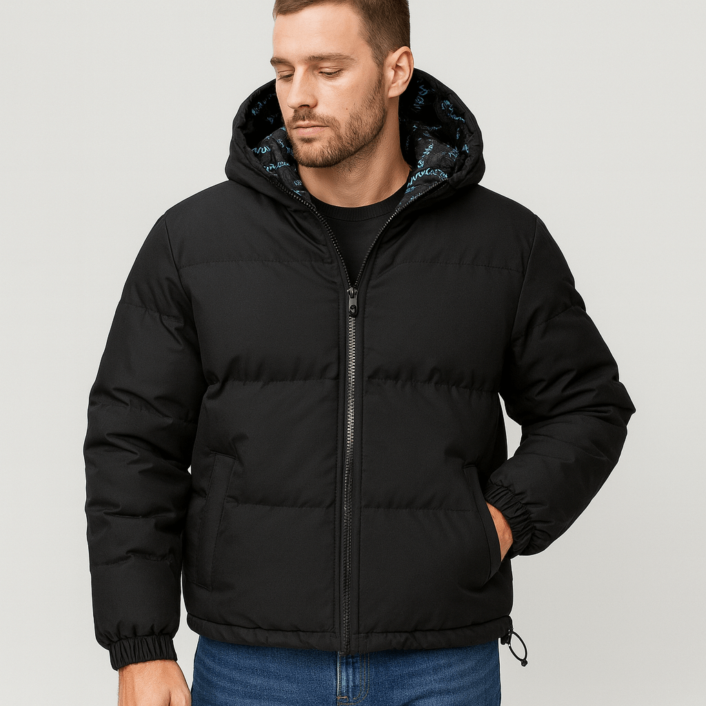Stoneburry | Reversible padded winter jacket with hood