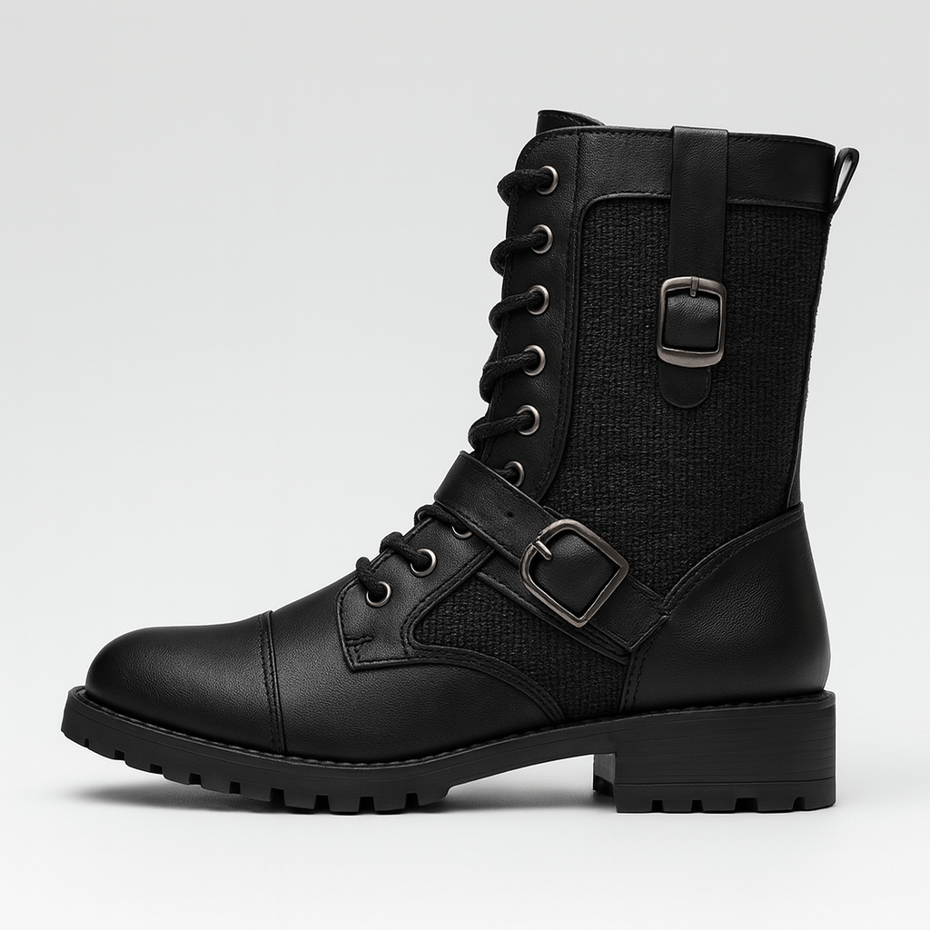 Stoneburry | Lace-up boots with buckle closure