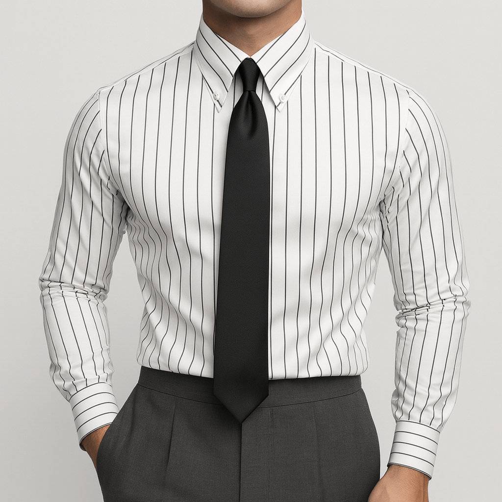 Stoneburry | Slim-fit striped dress shirt