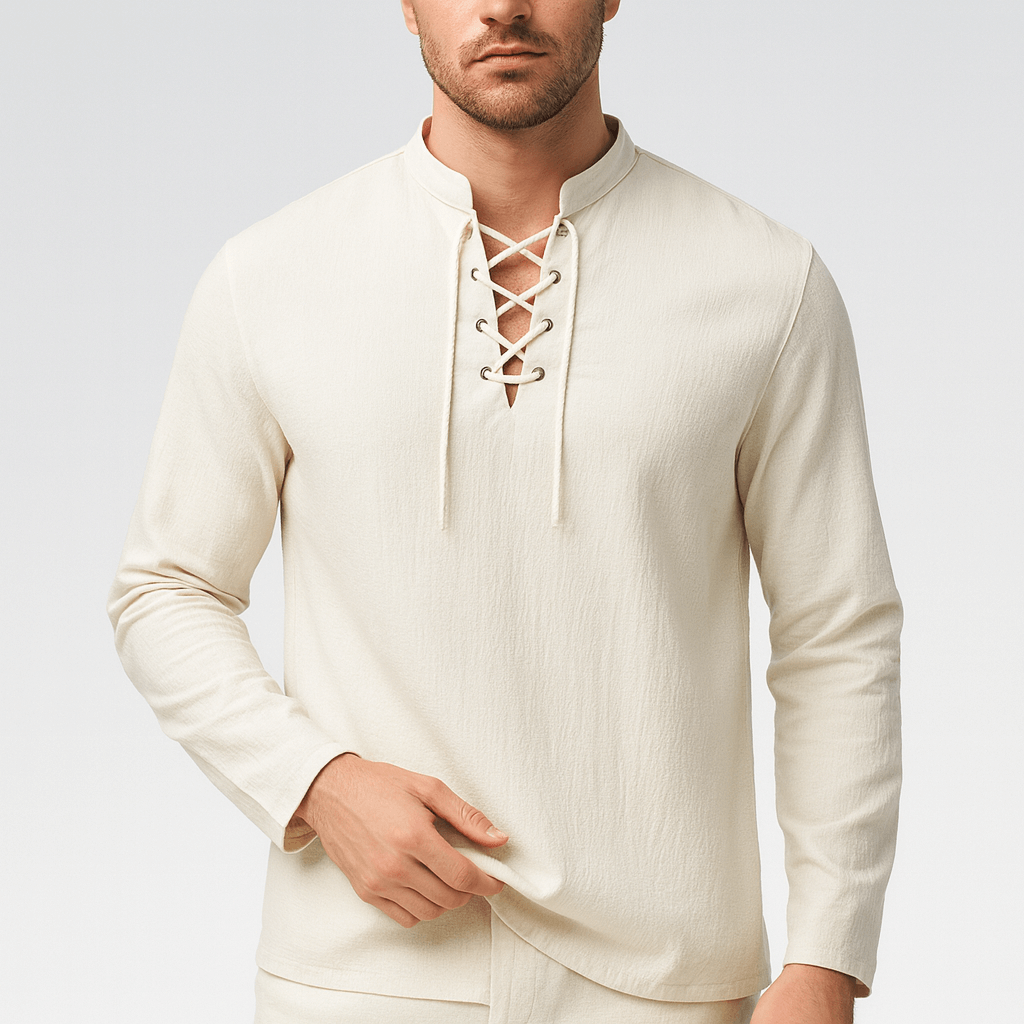 Stoneburry | Stylish Relaxed Fit Henley Shirt