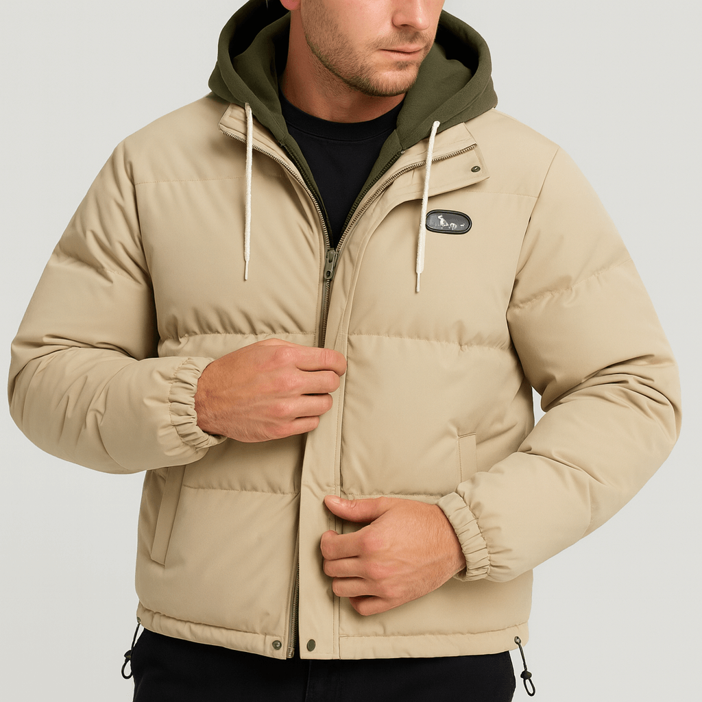 Stoneburry | Hooded padded puffer jacket