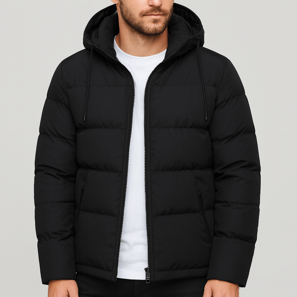 Stoneburry | Insulated waterproof puffer jacket with hood