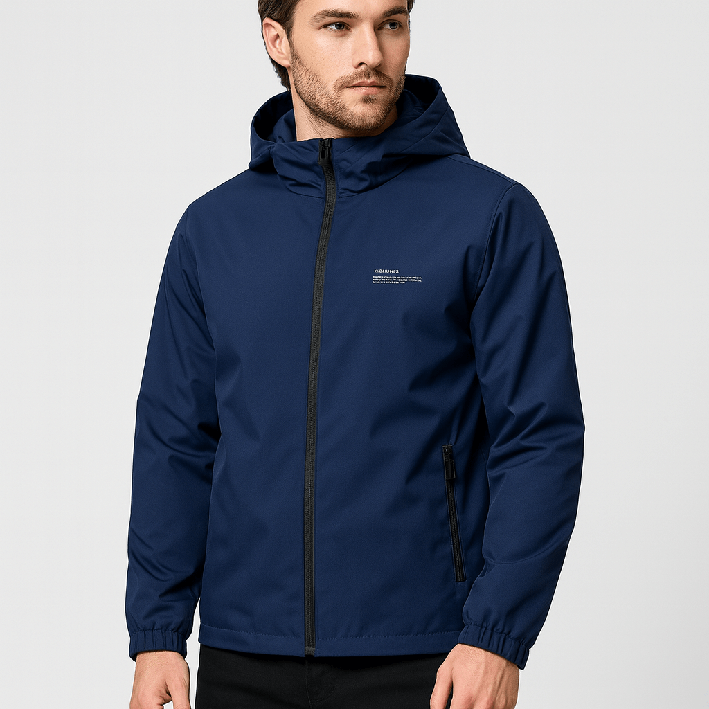 Stoneburry | Windproof sporty jacket with hood