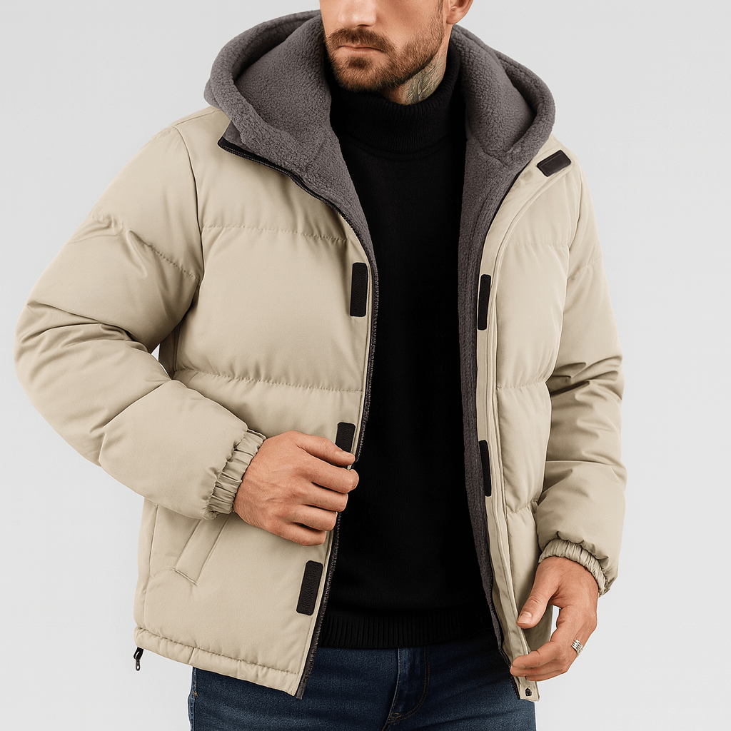 Stoneburry | Double layer hooded winter jacket