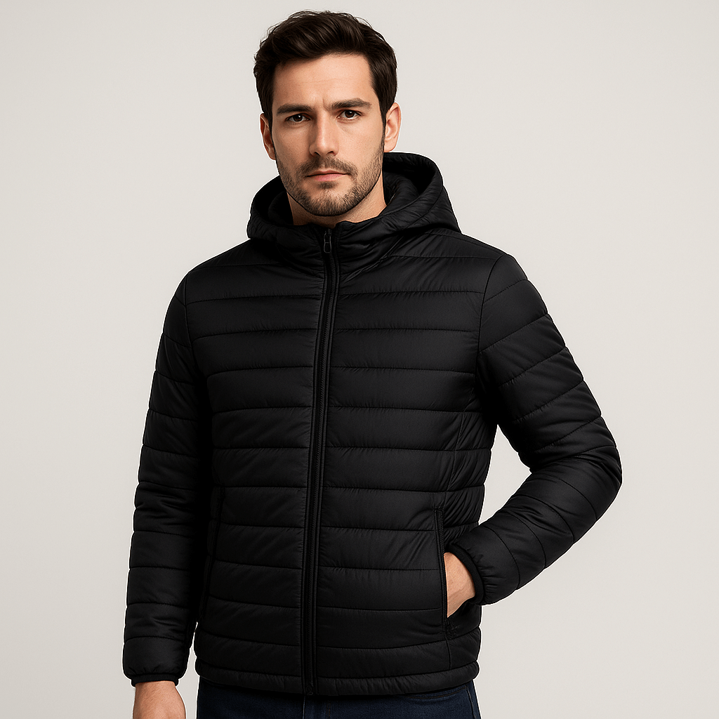 Stoneburry | Quilted hooded winter jacket