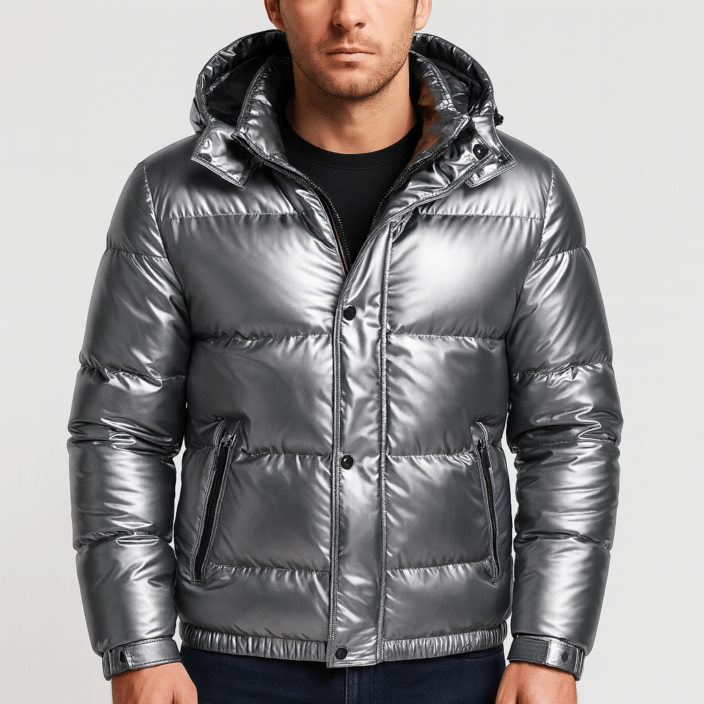Stoneburry | Modern down jacket with removable hood