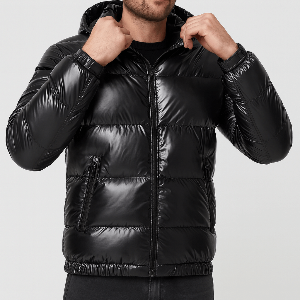 Stoneburry | Modern down jacket with removable hood
