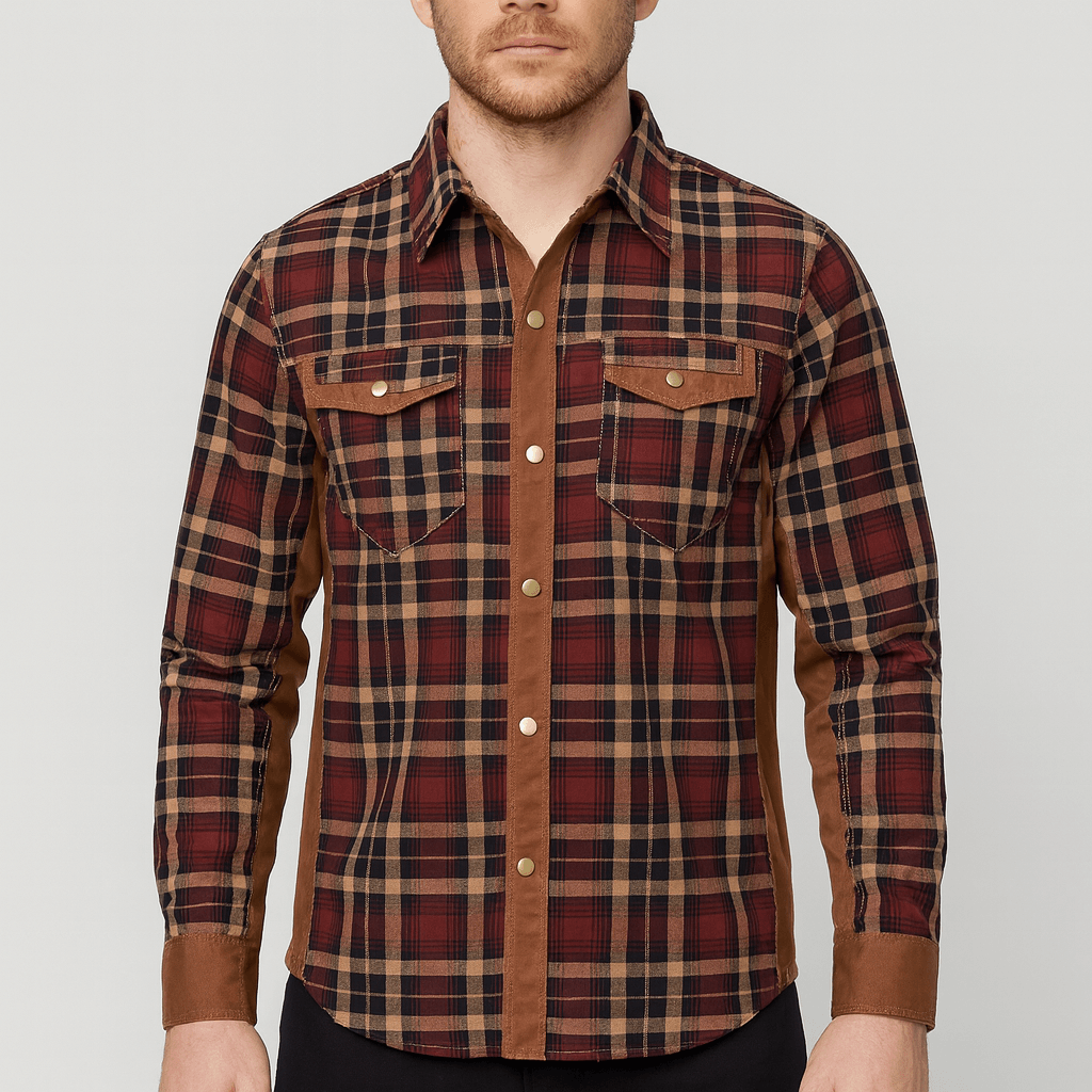 Stoneburry | Stylish Plaid Button-Up Shirt