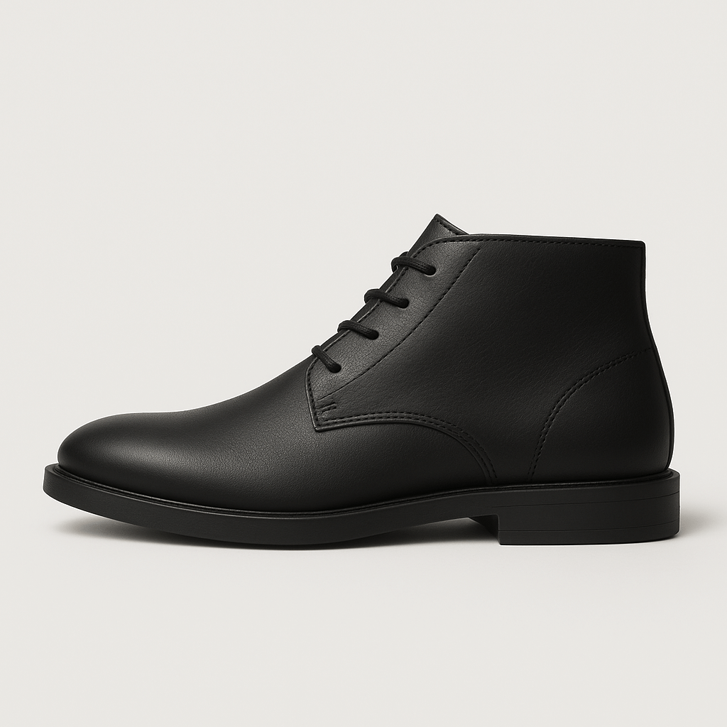 Stoneburry | Smooth leather lace-up boots