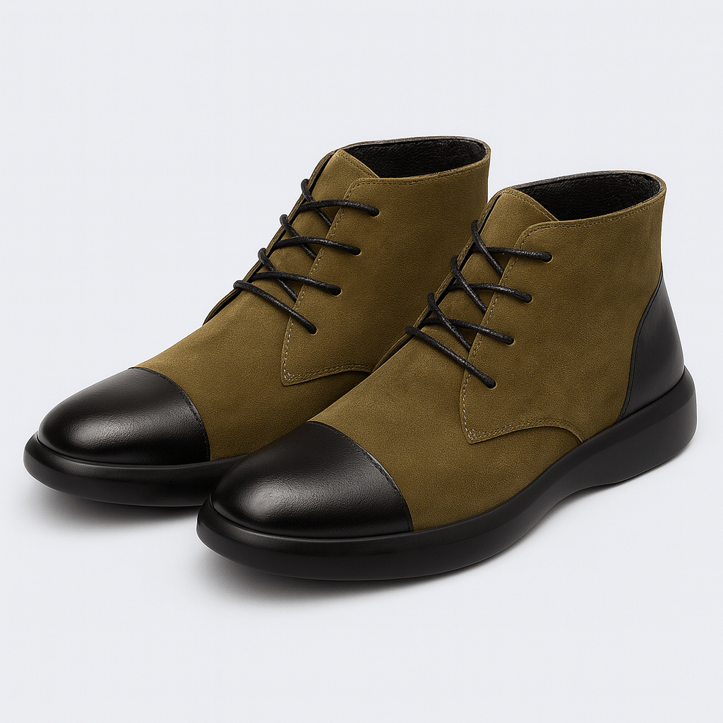 Stoneburry | Smooth leather lace-up boots