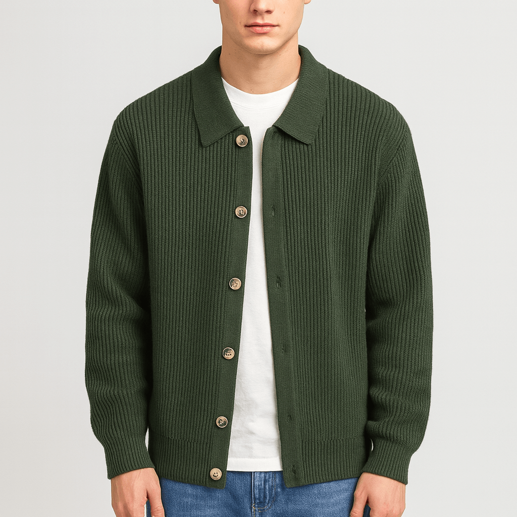 Stoneburry | Relaxed fit ribbed knit sweatshirt