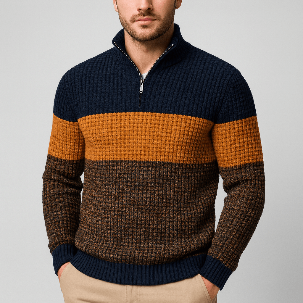Stoneburry | Waffle knit pullover sweater