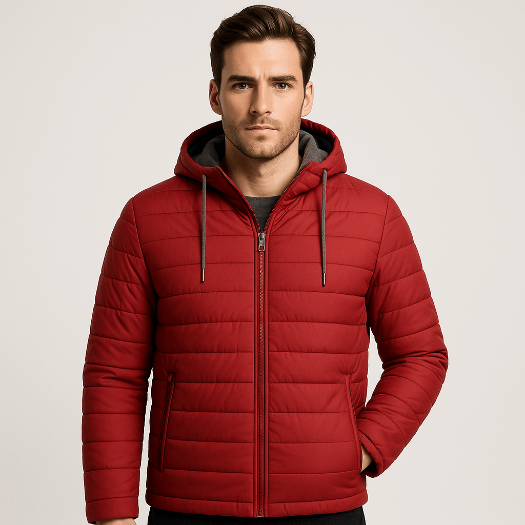 Stoneburry | Insulated lightweight winter coat with zipper hood