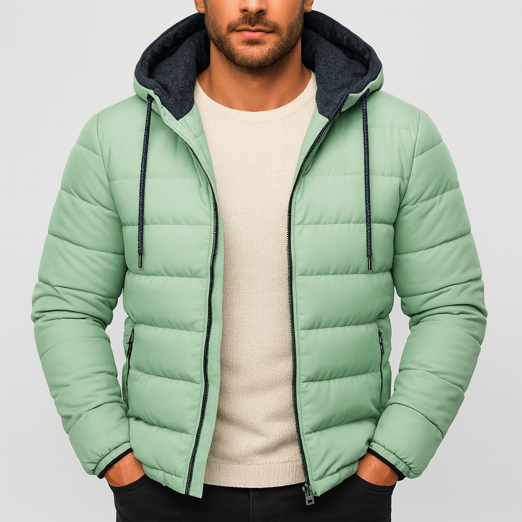 Stoneburry | Insulated lightweight winter coat with zipper hood