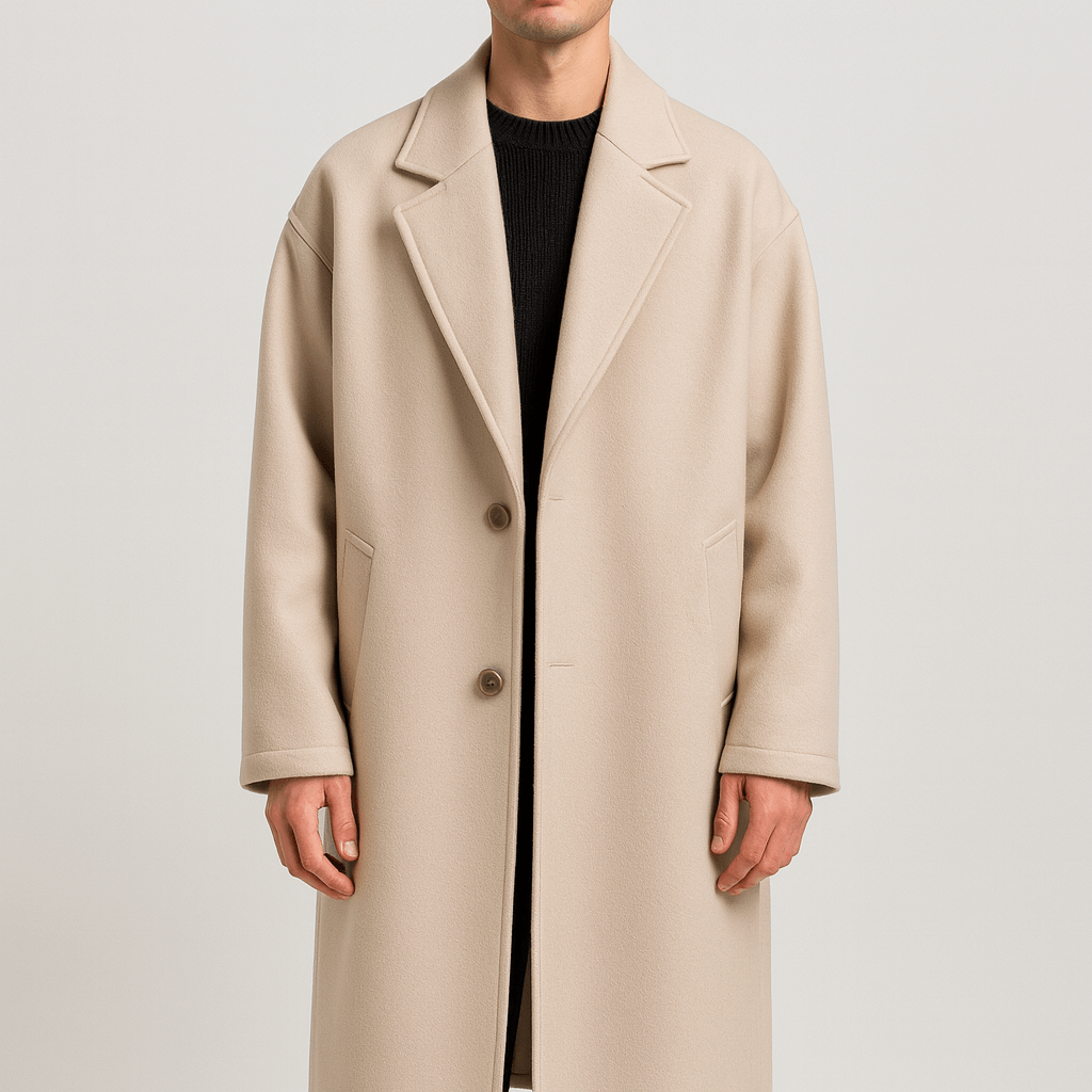 Stoneburry | Tailored wool overcoat