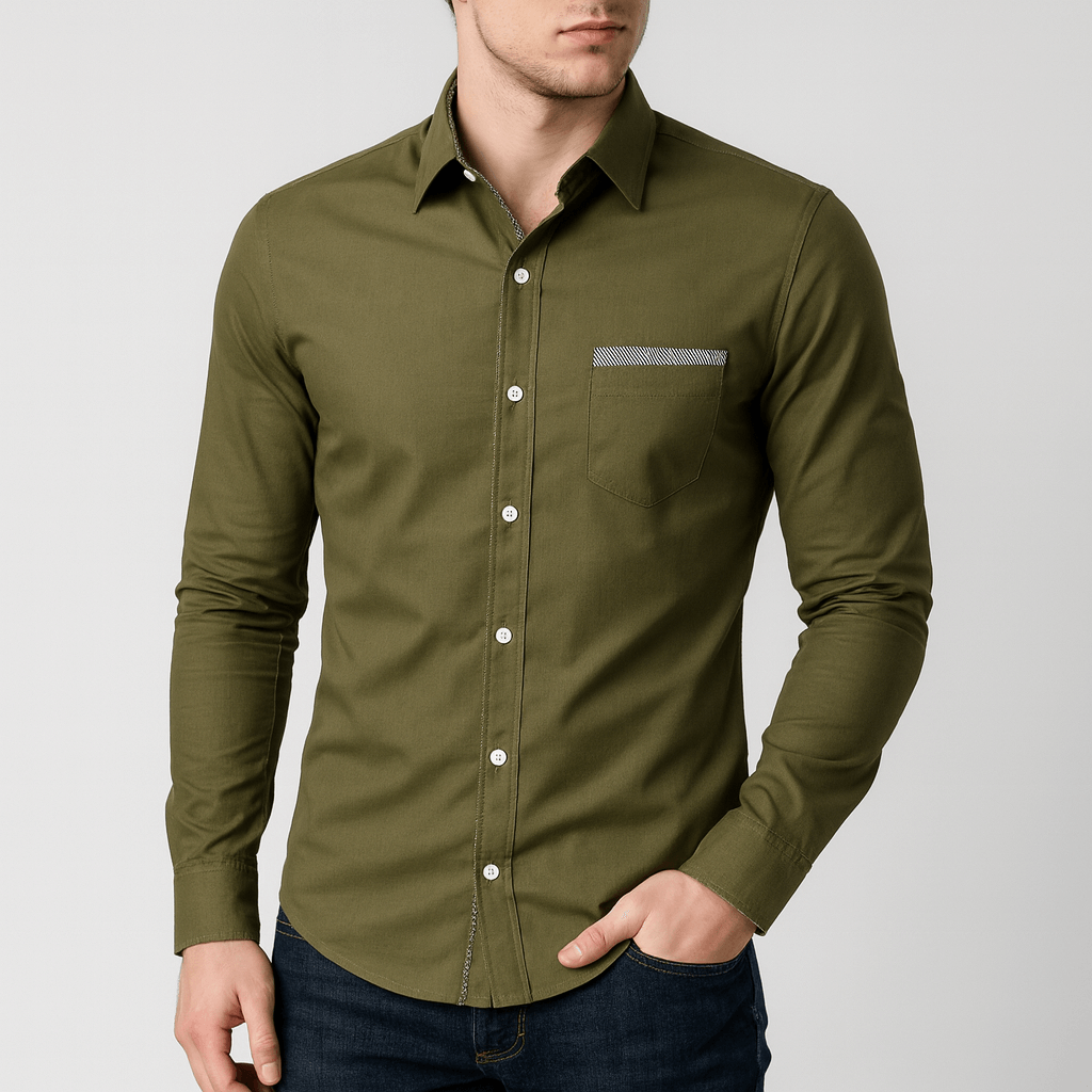 Stoneburry | Lightweight slim fit shirt