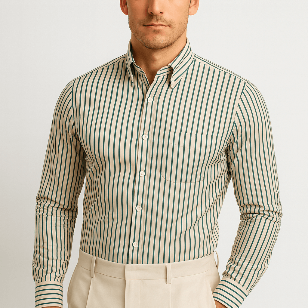 Stoneburry | Tailored fit striped dress shirt