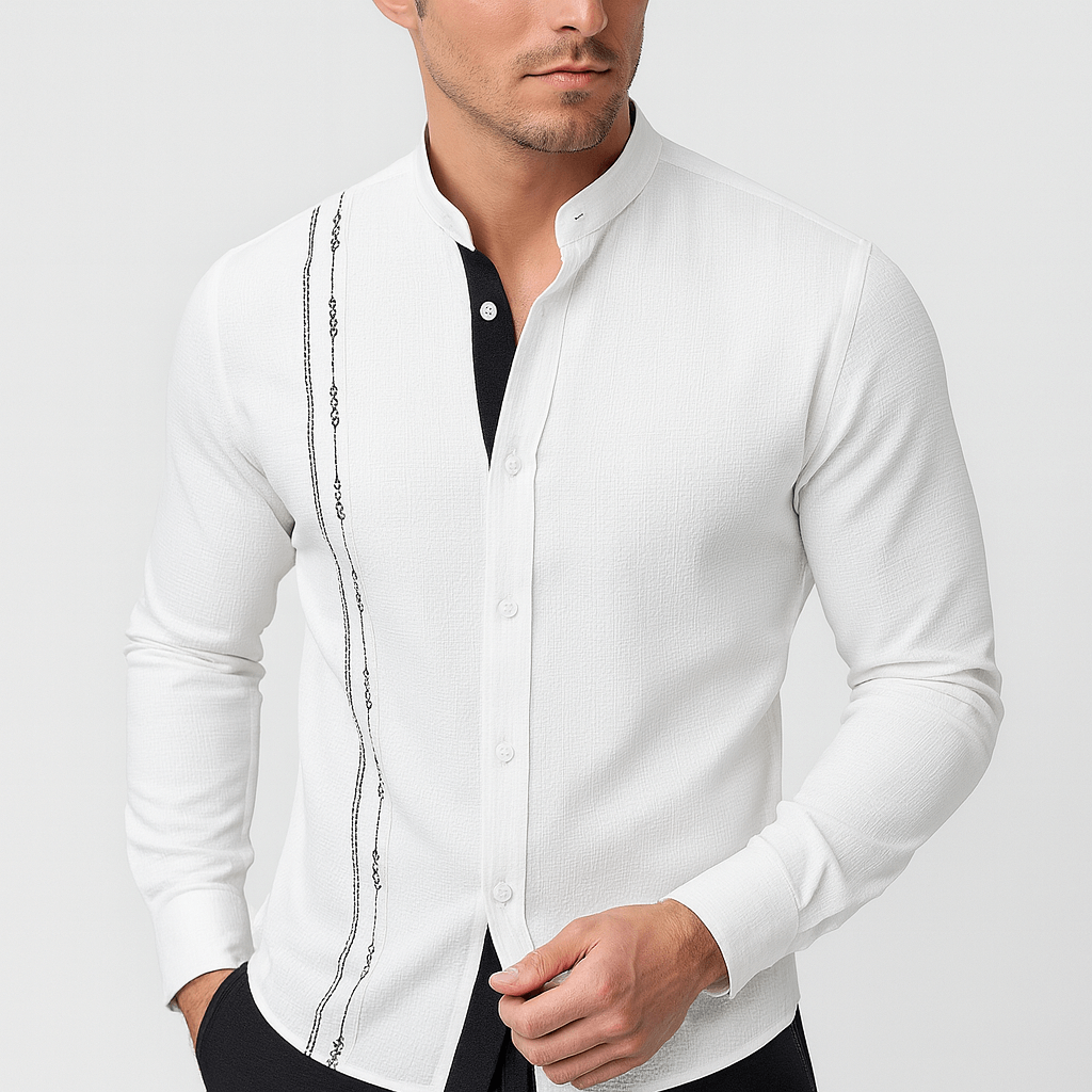 Stoneburry | Breathable tailored long sleeve shirt