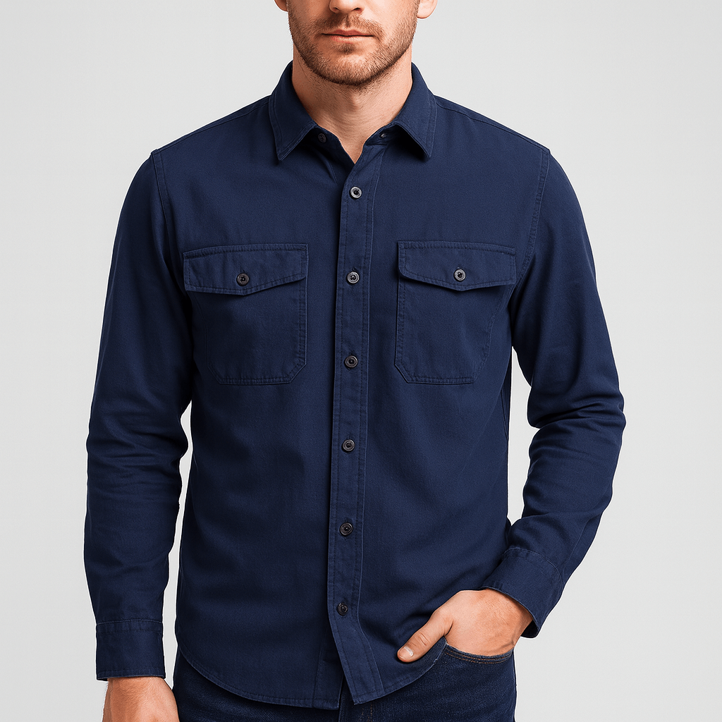 Stoneburry | Utility-inspired long sleeve shirt
