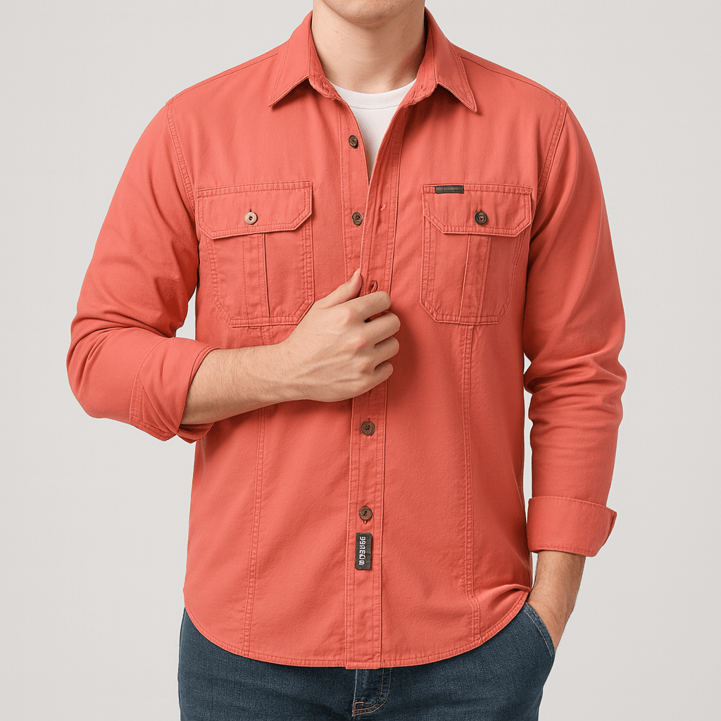 Stoneburry | Long-sleeve button-front shirt
