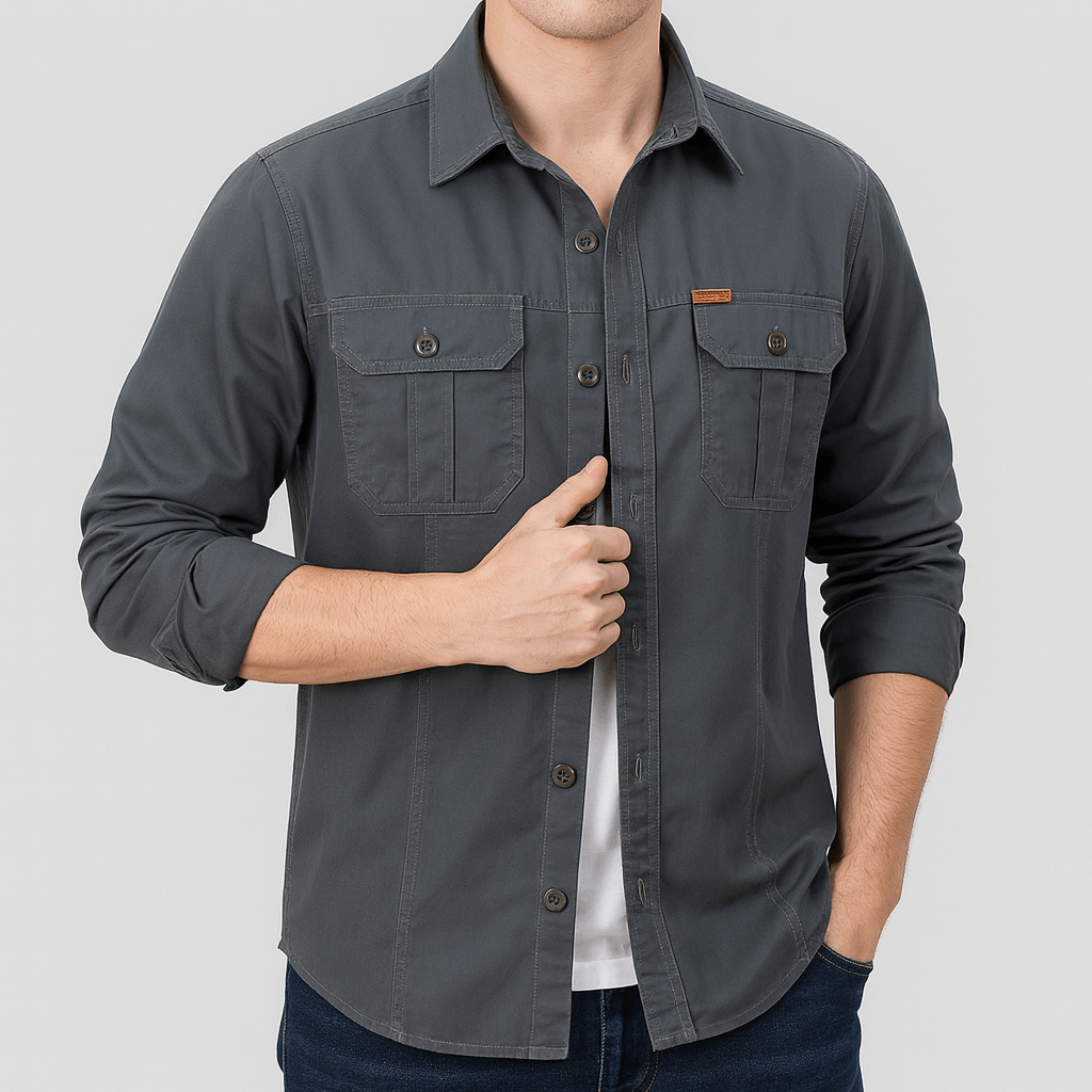 Stoneburry | Long-sleeve button-front shirt