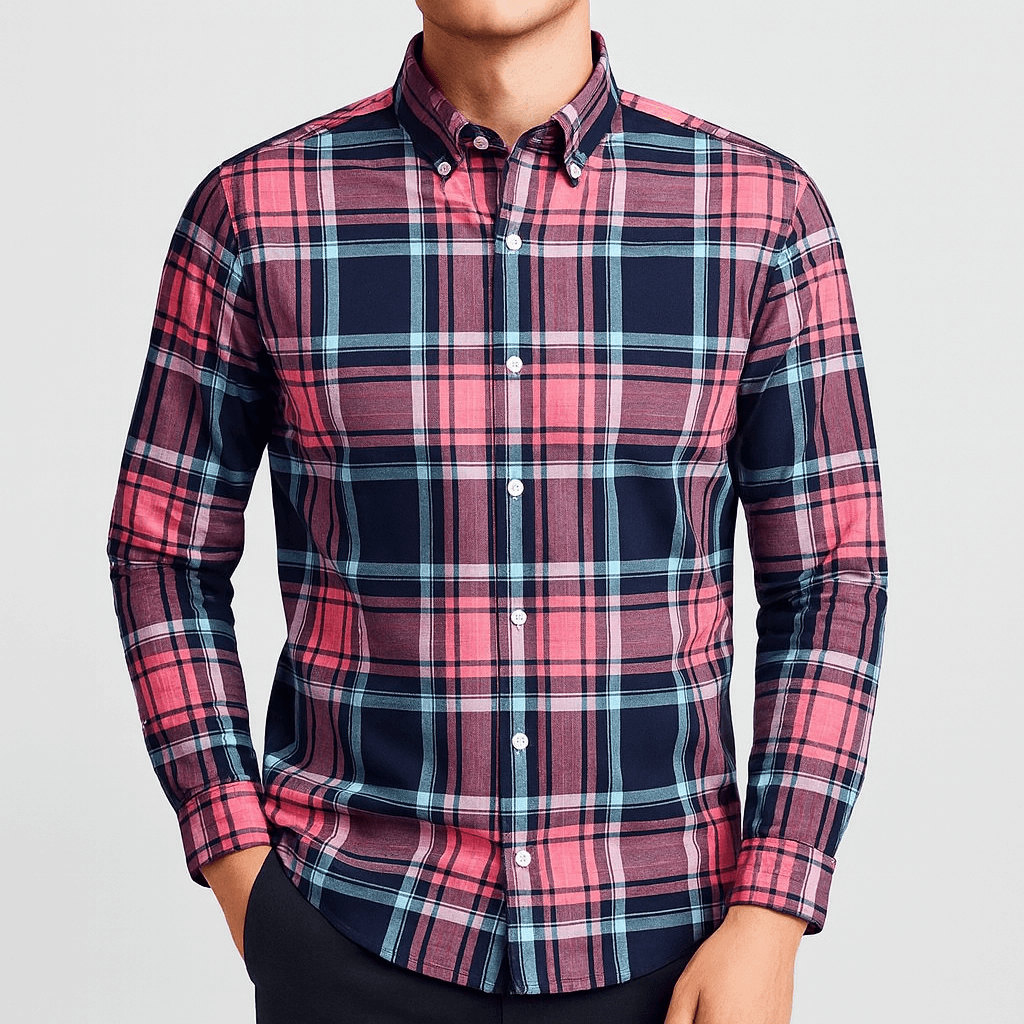 Stoneburry | Classic plaid shirt