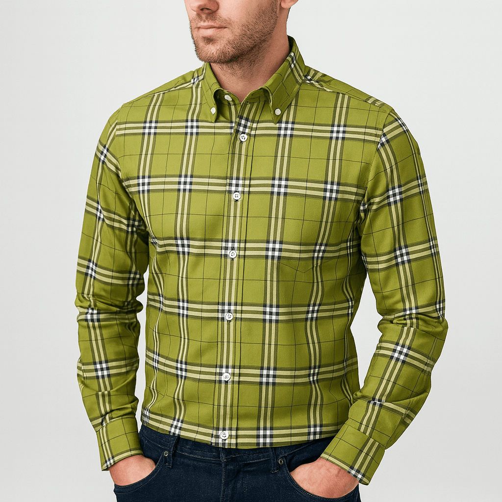 Stoneburry | Classic plaid shirt