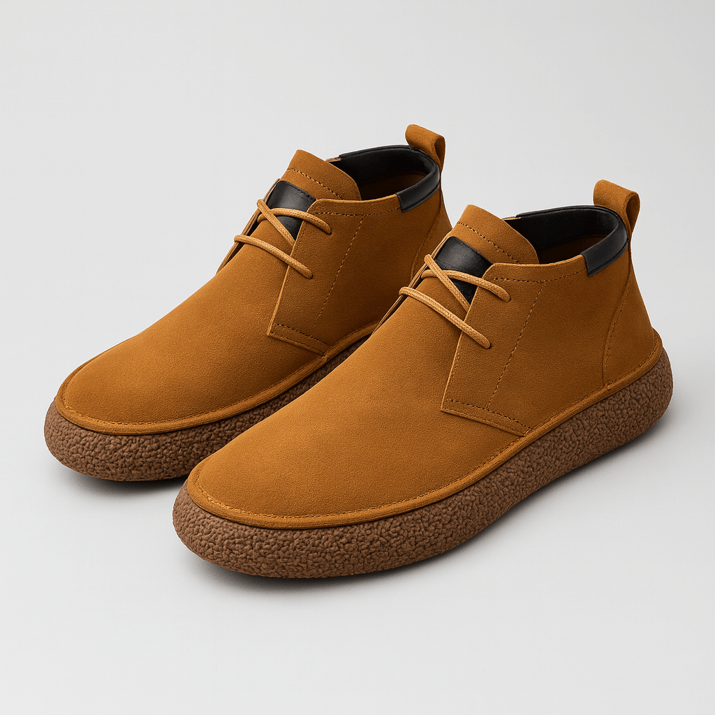 Stoneburry | Mid-top loafers with textured sole