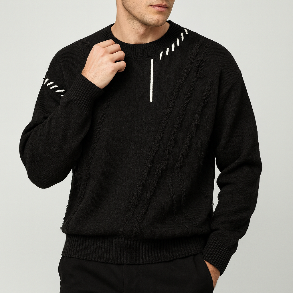 Stoneburry | Cozy knitted wool blend sweater